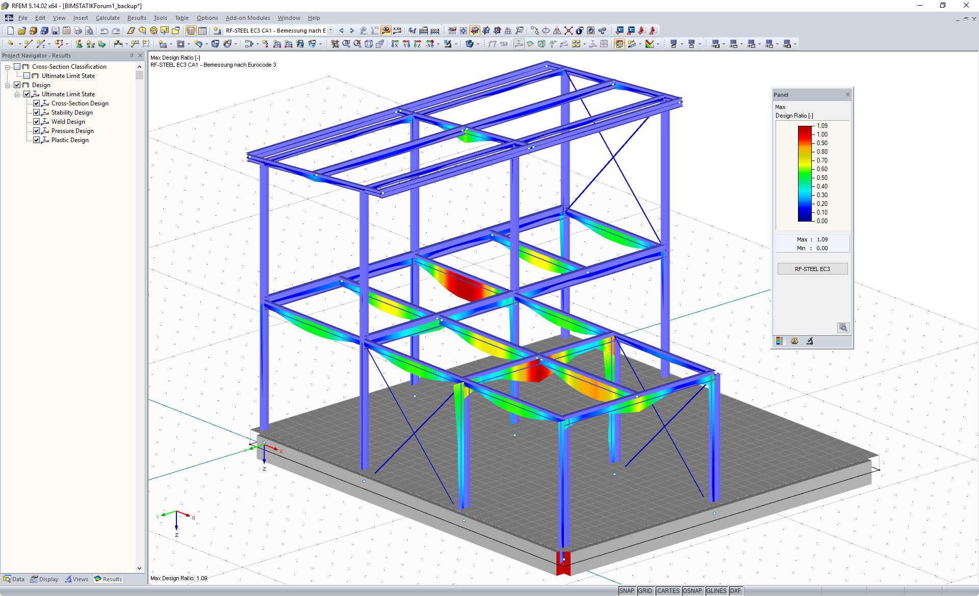 Modeluitlijning met Tekla Structures in RFEM rekensoftware
