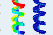 Wenteltrap berekend en gecontroleerd met rekensoftware RFEM