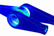 Spanningen in solid 3D rekenmodel in rekensoftware RFEM