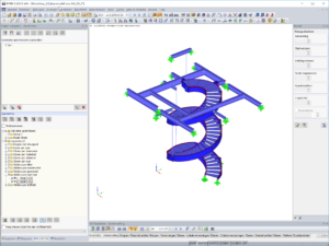 Wentel trap RFEM rekenmodel Vic Obdam