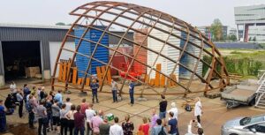 Diamantbeurs Proefopstelling staalconstructie door octatube met RFEM rekensoftware